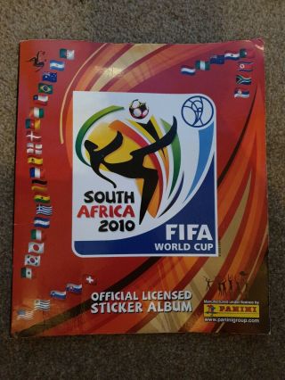 Panini Fifa World Cup 2010 South Africa Sticker Album Almost Complete