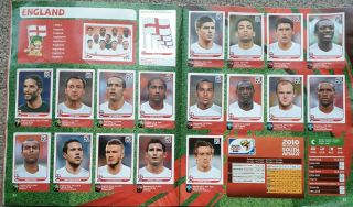 PANINI FIFA WORLD CUP 2010 SOUTH AFRICA STICKER ALBUM ALMOST COMPLETE 2