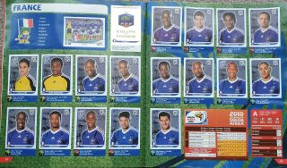 PANINI FIFA WORLD CUP 2010 SOUTH AFRICA STICKER ALBUM ALMOST COMPLETE 3