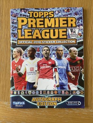 Topps Merlin Fa Premier League 2010 100 Complete Football Sticker Album Full