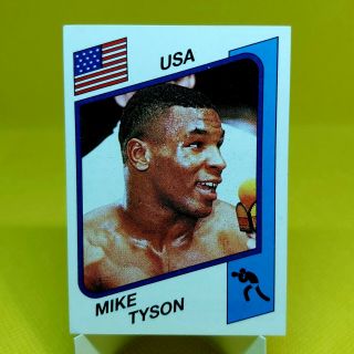 - Mike Tyson Rookie Sticker - Panini Supersport 1986/87 Uk