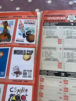 Panini World Cup Mexico 86 Sticker Album,  312 Stickers Inside 3