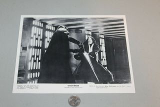 1977 Star Wars 8x10 B&w Press Kit Photo Picture Lobby Card Sw - K Darth Vader Obi