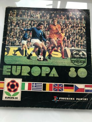 Panini Europa 80 - 100 Complete Sticker Album