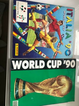 Panini Italia 90 World Cup sticker album & World Cup 90 - 100 Complete. 2