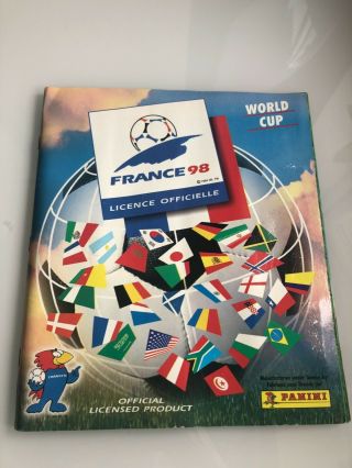 Panini France 98 World Cup Sticker Album 1998 - Uk Version Complete Iran Spain