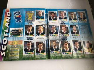 Panini France 98 World Cup Sticker Album 1998 - UK Version Complete Iran Spain 4