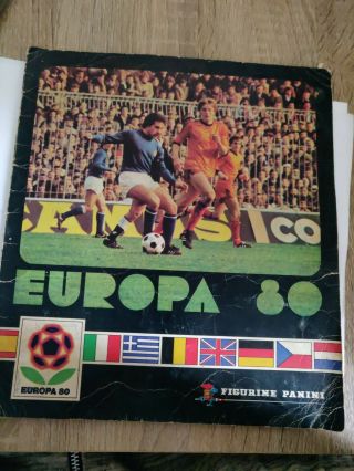 Panini Europa 80 Sticker Album,  Near Complete 15 Missing - Very Rare