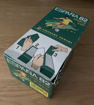 Panini Espana 82 Empty Shop Box