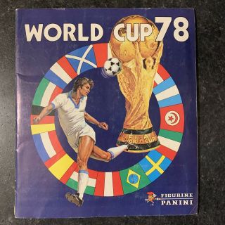 Panini Argentina 78 World Cup - Football Sticker Album.  100 Complete Full Set