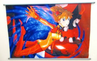 Anime Art Wall Scroll Neon Genesis Evangelion 2.  0 Asuka Langley Soryu Eva