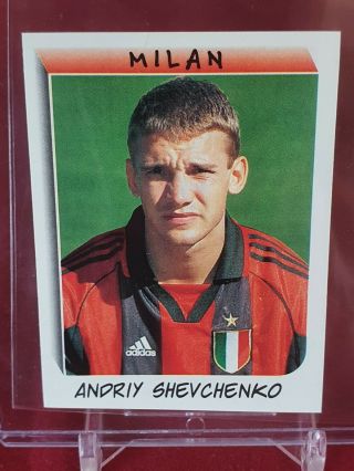 Andriy Shevchenko Ac Milan Calciatori 1999 / 2000 Panini Rookie Sticker