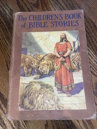 Vintage 1940s The Childrens Book Of Bible Stories