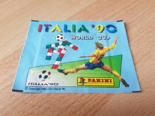 Panini Tüte Wm Wc Italia90 Vintage 1990 Packet Pochette Bustina World Cup 003