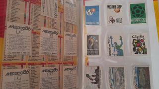 PANINI WORLD CUP MEXICO 86 COMPLETE - 7 - MARADONA IN 1986 RARE NEVER GLUED 2