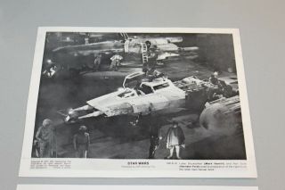 1977 Star Wars 8x10 Black & White Press Kit Photo Picture Lobby Card Sw - K Y - Wing