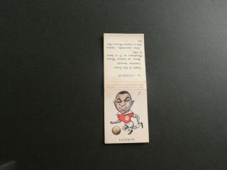 Eusebio 1961 Rookie Card - Very Rare Red Text - 14