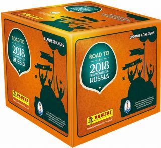 Panini 50 Sticker Box 2017 Panini " Road To 2018 Fifa World Cup Russia "