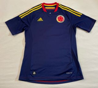 Men’s Adidas Colombia National Team Soccer Jersey Size Adult Small Blue