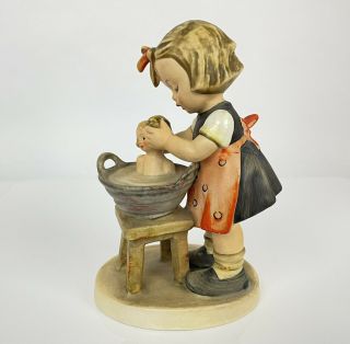 Vintage Goebel Hummel Hum 319 Doll Bath Girl Figurine Tmk 4 5in”