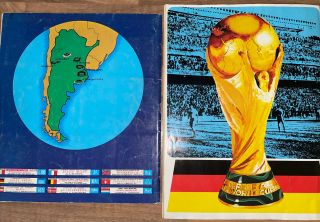 Panini Argentina 78 World Cup Sticker Album 232 of 400 & FKS 1978 Complete 2