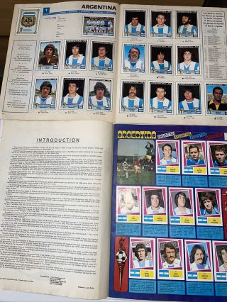 Panini Argentina 78 World Cup Sticker Album 232 of 400 & FKS 1978 Complete 3