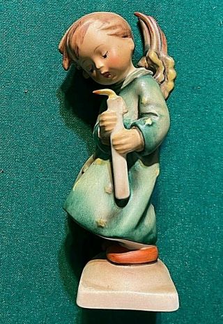 Vintage Goebel Hummel 21/0/1 Boy Heavenly Angel With Candle 6.  5 Inches Tall