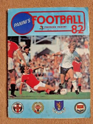 Panini Football 82 Sticker Album: 428/516 (83) Stickers In Vintage 1982 Album