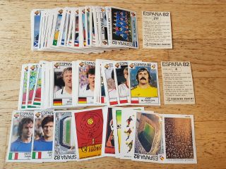 Panini Wm Wc 1982 World Cup Espana 82,  150 Sticker/bilder,  / - Good,  Rare