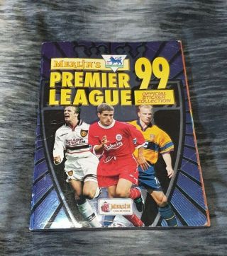 Merlin Premier League 99 Sticker Album 100 Complete In