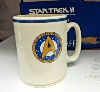 Star Trek Vi: The Undiscovered Country - Pfaltzgraff Coffee Mug 53 - 805 - In Bo