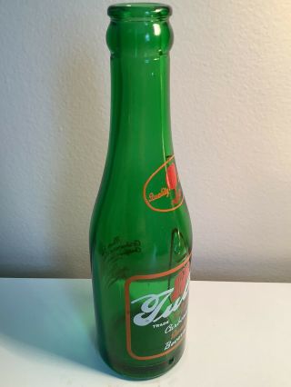 Tulip 7oz Green ACL Soda Bottle Johnstown,  PA 3