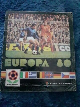 Panini Europa 80 Football Sticker Album - 100 Complete