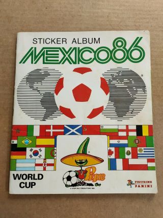 Mexico 86 Panini Sticker Album (48 Stickers Missing)