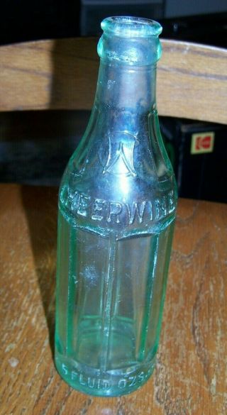 Rare Gastonia Nc Cheerwine Octagon Bottle Embossed 6 Oz Soda