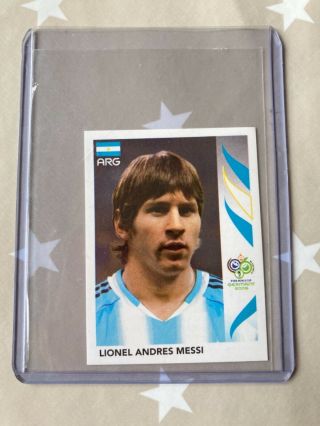 Panini Fifa World Cup 2006 Germany Lionel Messi Argentina Rookie Sticker