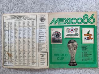 Panini Mexico 86 Sticker Album 1986 World Cup 80 Complete 2