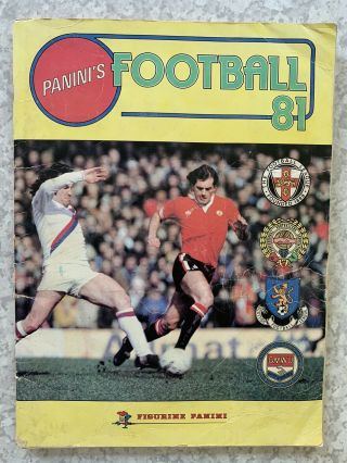 Panini Football 81 Complete Sticker Album