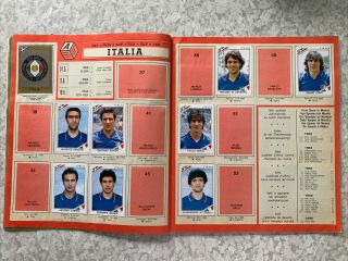 Panini Mexico 86 Sticker Album 1986 World Cup 72 Complete 3