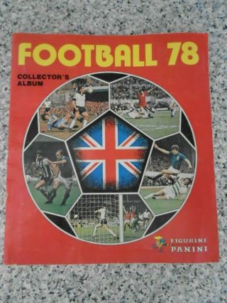 Panini Football 78 Album,  Complete,  1978