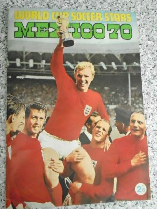 Fks Mexico 70 World Cup Soccer Stars Album Complete 1970