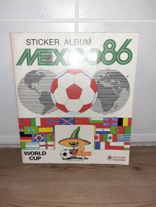 Panini Mexico 86 - World Cup Sticker Album - 73 Complete -