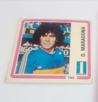 Diego Armando Maradona Rookie Very Rare Trading Card