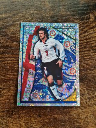 Merlin England World Cup 98 Rookie David Beckham Large Foil Sticker 87