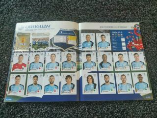 Panini Fifa World Cup Russia 2018 Completed Sticker Book 2