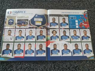 Panini Fifa World Cup Russia 2018 Completed Sticker Book 3