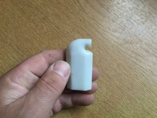 Scarce Miniature Milk Glass Odol Toothpaste Bottle C1890’s