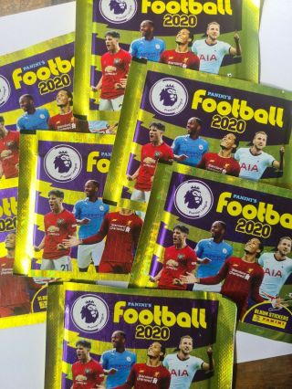 ⚽️⚽️ Panini’s Football 2020 Premier League Stickers 50 Packs ⚽️⚽️