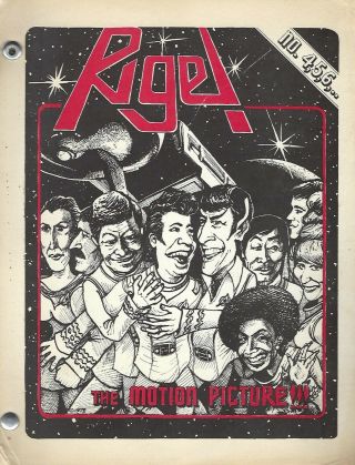 Star Trek Tos Vintage Gen Fanzine Rigel 4 - 5 - 6 1979