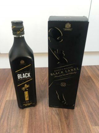 Limited Edition 200 Years Johnnie Walker Black Label 70cl - Empty Bottle And Box